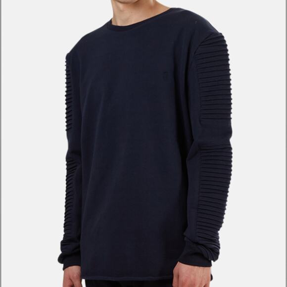 Nana Judy Mens Black Montana Long-Sleeve Hoodie Sweatshirt